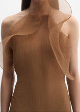 Load image into Gallery viewer, Silk organza bodysuit in beige