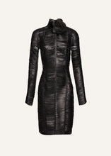 Load image into Gallery viewer, AW22 LEATHER 12 DRESS BLACK