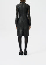 Load image into Gallery viewer, AW22 LEATHER 12 DRESS BLACK