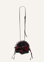 Load image into Gallery viewer, Pearl Magda bag in black floral embroidery