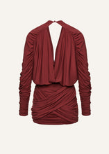 Load image into Gallery viewer, AW24 DRESS 14 BORDEAUX