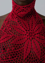 Load image into Gallery viewer, AW25 CROCHET 05 TOP RED
