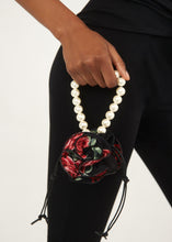 Load image into Gallery viewer, PF23 MICRO MAGDA BAG BLACK PRINT PEARL