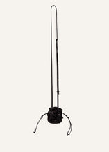 Load image into Gallery viewer, Micro pearl Magda bag in black satin