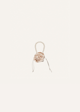 Load image into Gallery viewer, Micro pearl Magda bag in cream crochet