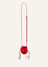 Load image into Gallery viewer, Micro pearl Magda bag in red crochet
