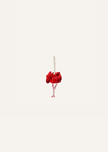 Load image into Gallery viewer, Micro pearl Magda bag in red crochet