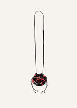 Load image into Gallery viewer, Small pearl Magda bag in black floral print