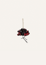 Load image into Gallery viewer, Small pearl Magda bag in black floral print