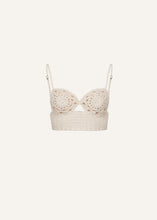 Load image into Gallery viewer, RE22 TOP BRA 01 CREAM CROCHET