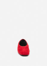 Load image into Gallery viewer, Loom-woven ballet flats in red
