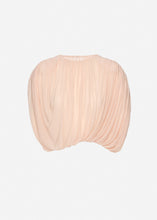 Load image into Gallery viewer, Sleeveless ruched bubble top in blush
