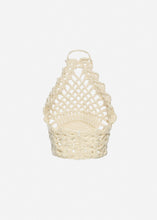 Load image into Gallery viewer, Crochet halter top in cream
