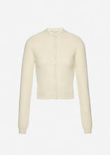 Load image into Gallery viewer, Classic mohair cardigan in cream
