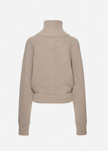 Load image into Gallery viewer, Funnel neck sweater in taupe
