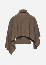 Load image into Gallery viewer, Asymmetrical wool knit top in beige
