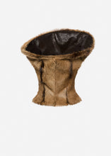 Load image into Gallery viewer, Petal leather top in brown
