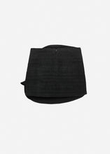 Load image into Gallery viewer, Flower detail mini skirt in black
