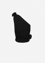 Load image into Gallery viewer, One shoulder tshirt in black
