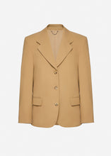 Load image into Gallery viewer, Classic oversized blazer in beige
