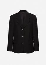 Load image into Gallery viewer, Classic oversized blazer in black
