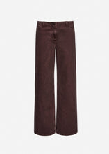 Load image into Gallery viewer, Ultra-low-waist wide-leg denim in brown

