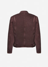 Load image into Gallery viewer, Boxy denim jacket in brown
