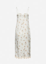 Load image into Gallery viewer, Lace bustier slip dress in cream print
