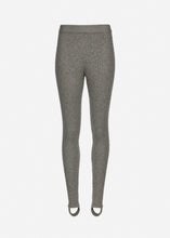 Load image into Gallery viewer, Knit stirrup leggings in grey

