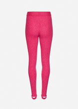 Load image into Gallery viewer, Knit stirrup leggings in pink
