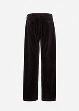 Load image into Gallery viewer, Wide-leg corduroy trousers in brown
