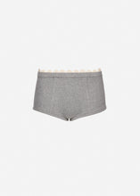 Load image into Gallery viewer, Lace-detail underwear shorts in grey
