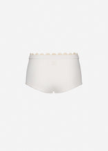 Load image into Gallery viewer, Lace-detail underwear shorts in white
