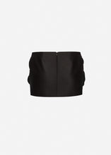Load image into Gallery viewer, Rose hip mini skirt in black
