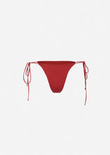 Load image into Gallery viewer, String tie swim bottom in red

