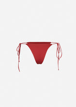 Load image into Gallery viewer, String tie swim bottom in red
