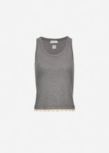 Load image into Gallery viewer, Lace-detail tank top in grey
