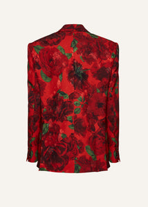 AW22 BLAZER 04 RED PRINT