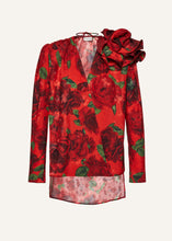 Load image into Gallery viewer, AW22 BLOUSE 03 RED PRINT
