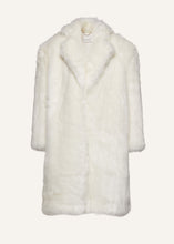 Load image into Gallery viewer, AW22 COAT FAUX FUR 02 WHITE
