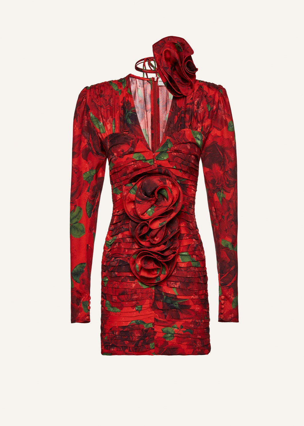 AW22 DRESS 01 RED PRINT