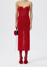 Load image into Gallery viewer, AW22 DRESS 15 RED CROCHET

