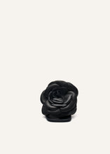 Load image into Gallery viewer, AW22 FLOWER HEEL BLACK NAPPA
