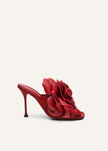 Load image into Gallery viewer, AW22 FLOWER HEEL RED NAPPA
