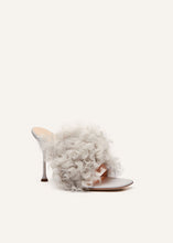 Load image into Gallery viewer, AW22 FUR HEEL PVC FUR GREY
