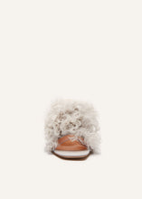Load image into Gallery viewer, AW22 FUR HEEL PVC FUR GREY
