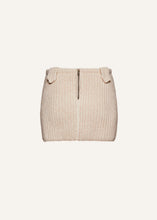 Load image into Gallery viewer, AW22 KNITWEAR 07 SKIRT BEIGE

