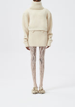 Load image into Gallery viewer, AW22 KNITWEAR 07 SKIRT BEIGE
