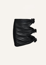 Load image into Gallery viewer, AW22 LEATHER 13 SKIRT BLACK
