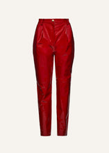 Load image into Gallery viewer, AW22 LEATHER 15 PANTS RED PATENT
